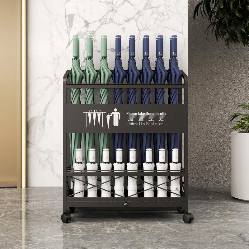 Commercial Umbrella Draining Rack for Hotel, Lobby & Classroom