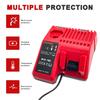 Professional M12-18C Li-ion Battery Charger for Milwaukee 12 V 14.4V 18V C1418C 48-11-1815/1828/1840 M18 M14 M12 Lithium Battery