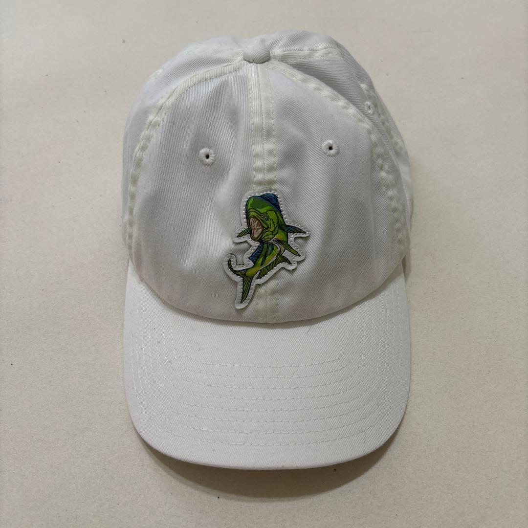 Used Columbia PFG dolphin embroidery cap white