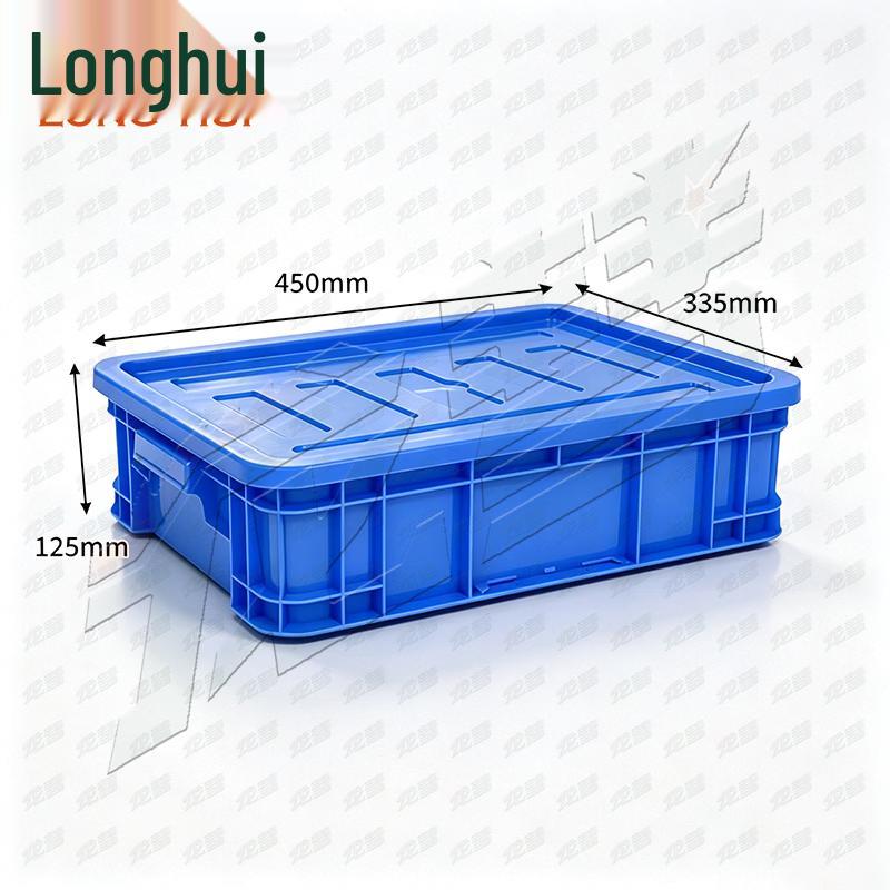 Longhui Plastic Storage Crate with Lid