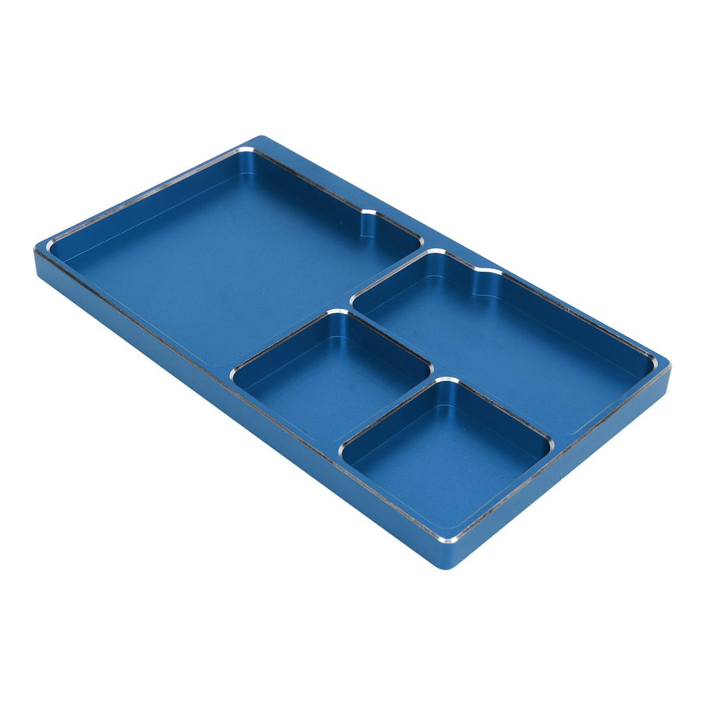 RC Screw Tray Aluminium Alloy with Magnetic Pad RC Repair Tool Screws Disk for Maintenance Outdoor