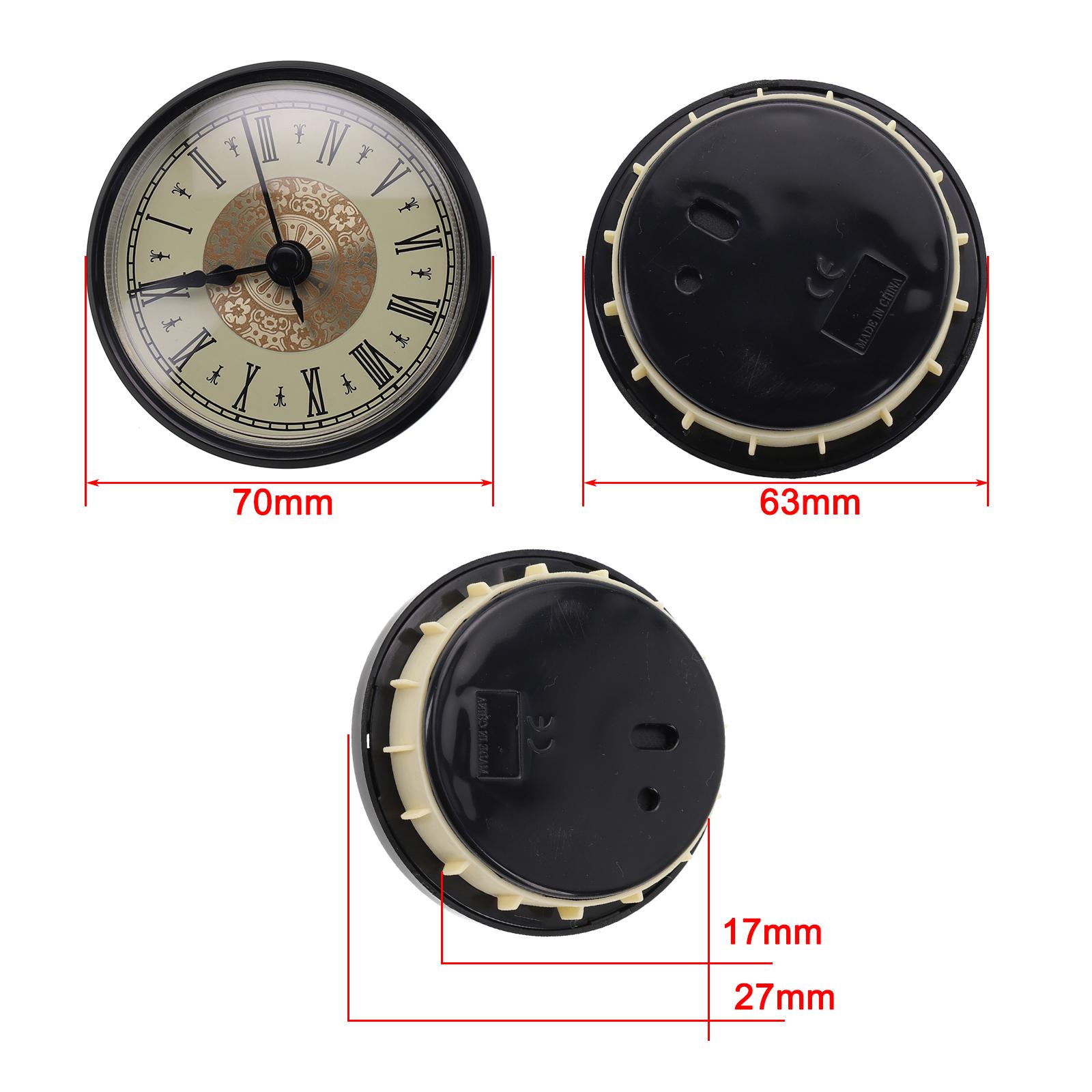 Кварцевый часовой механизм вставка арабские римские цифры дисплей пластик металл