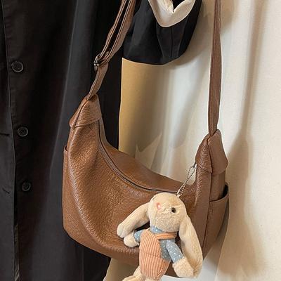 Dumpling Bag Women's High End Versatile Women's Pattern Ins Niche  One Shoulder Crossbody Bag