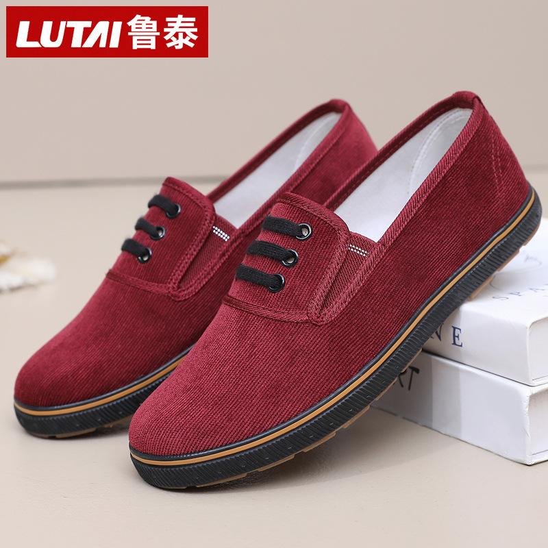 Spring and summer women's autumn shoes cloth shoes medium and old shoes women's elderly shoes one pedal casual shoes