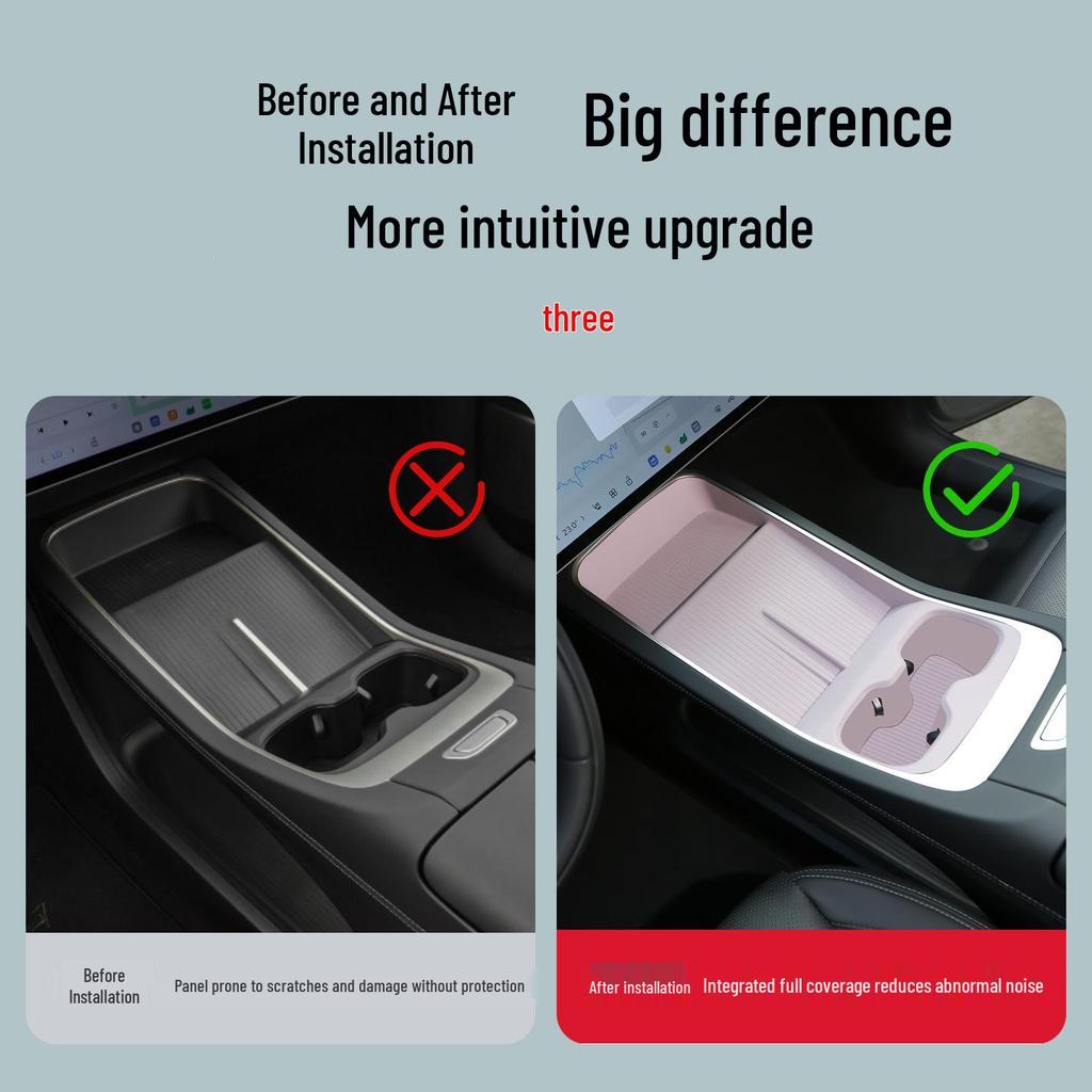 Nio LeDao L60 Car Interior Accessories: Wireless Charging Silicone Pad for Center Console
