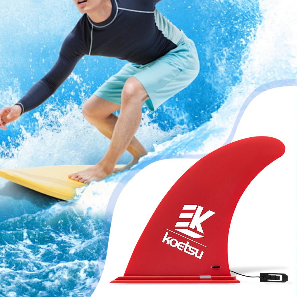 Paddle Board Fin SUP Center Fin No-Tool Installation Stand Up Paddleboard Fin Replacement Surfboard Fin for Beginners and Pros