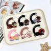 1Pcs Cartoon Cat Carabiner Acrylic Shaped Bag Keychain Cute Animal Backpack Charm Girls Aesthetic Climbing Hook Accessory