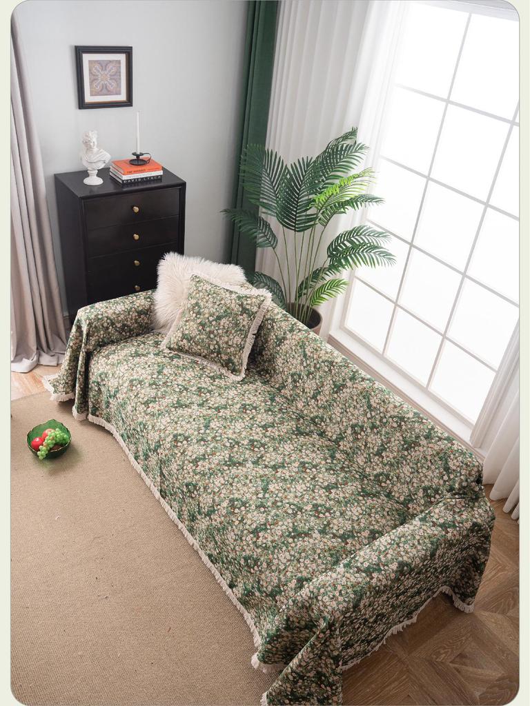 Imanqi Yun Japanische Quaste Sofabezug - Grün, Universell für alle Jahreszeiten