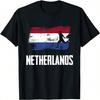 Netherlands Flag Jersey Dutch Soccer Team Dutch T-Shirt