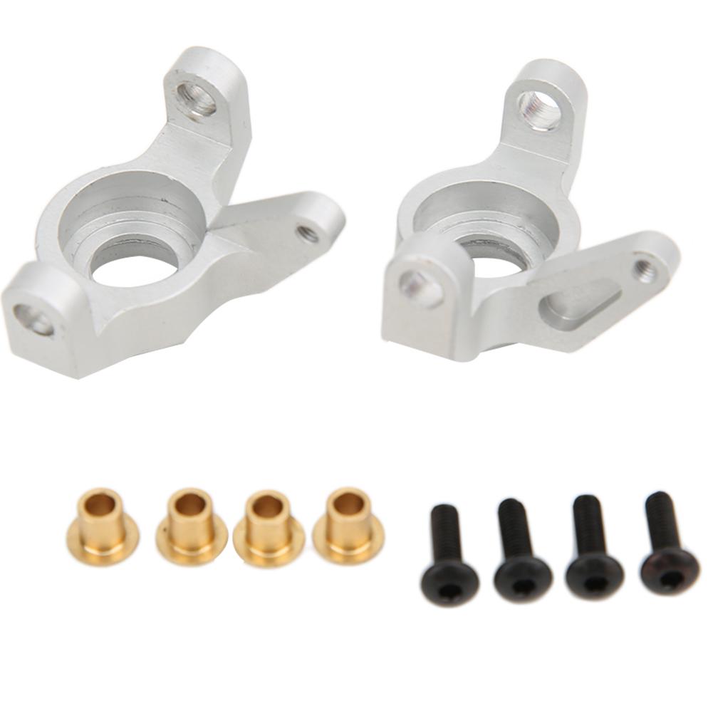 

1 Pair Aluminum Alloy Steering Hub Mount Front Axle Seat for Axial Wraith RR10 RC Crawler Spare