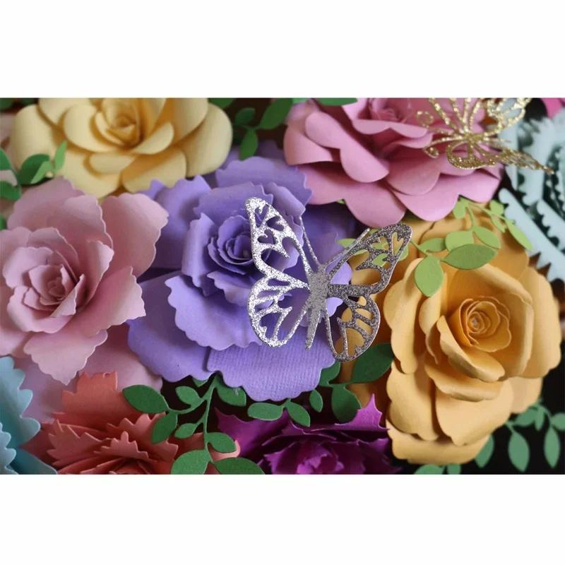 4Pcs Butterfly Metal Dies for Scrapbooking Embossing Cards Making DIY Paper Crafts Decor Stempel Cutting Tool