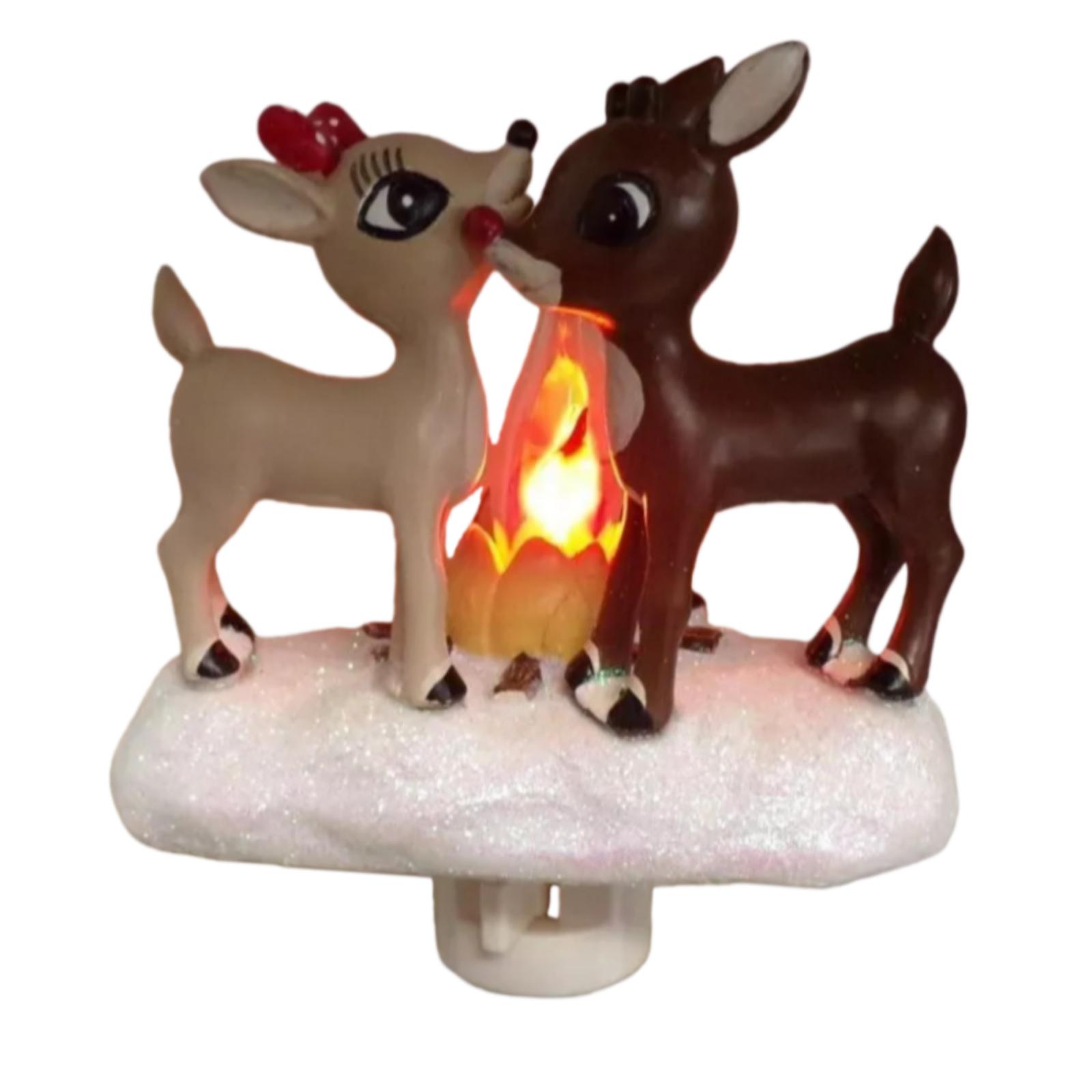 

Рождественский ночник, дизайн украшения, дом, сад, вилка США, ночник в виде лося One Size