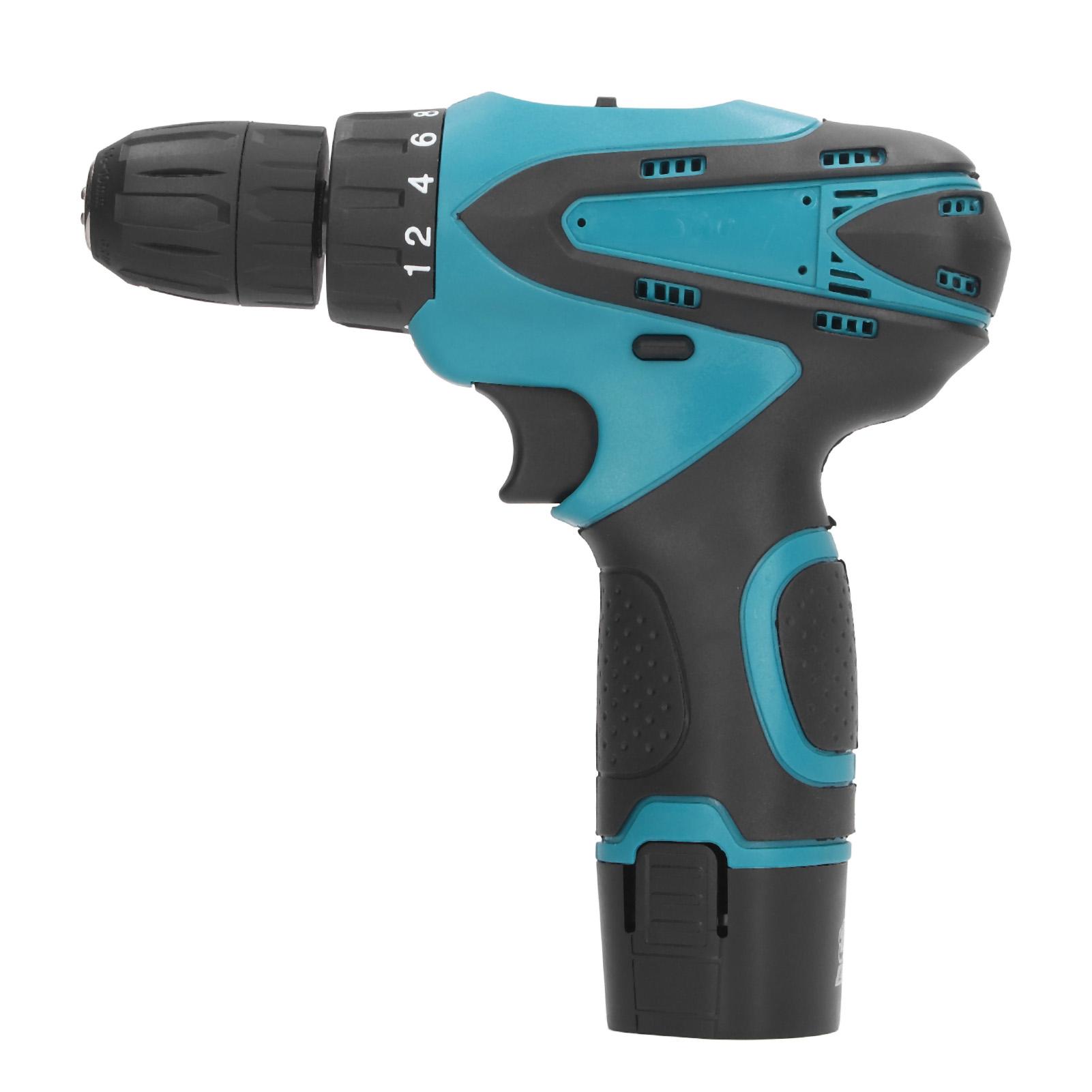 

Небольшая аккумуляторная дрель-шуруповерт 12 В с электрическим приводом и зарядным устройством для 2 аккумуляторов 350 дюймовфунт кручения 38 дюймов