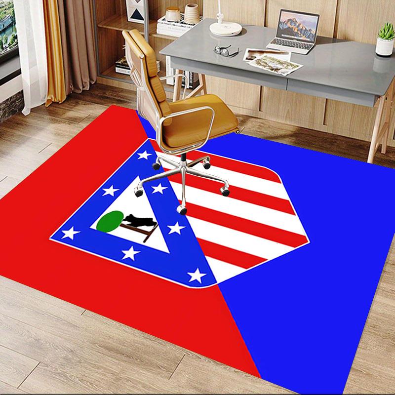 1pz Tappeto Antiscivolo Extra Large Atletico Madrid, Ufficio, Famiglia, Camera da Letto, Studio - Tappeto Grande Area Tappeti Interni, Colori Vivaci-A272