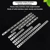 1Pcs New Straight Brace Angle Bracket Flat Mending Connection Plate Stainless Steel Fastener Fixing Connector