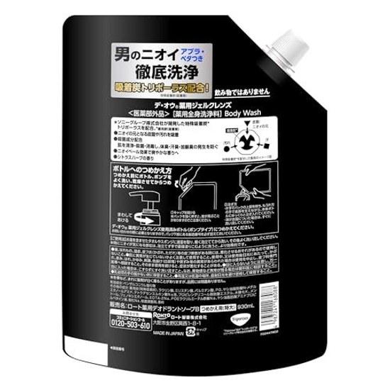 Deou Quasi-drug Medicinal Cleansing Thoroughly Body Wash Refill Large Soap 930 milliliters (x 1)
