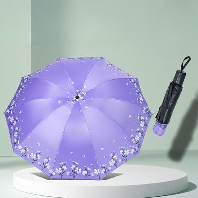 Yağmur parlaklık vinil şemsiye güneş koruması UV koruması güneş şemsiyesi taze çiçek şemsiye erkekler kadınlar için