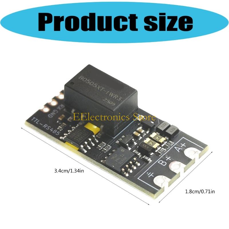 B03C Professional RS485 Communication Module For TTL Systems 3.3V 5V Compatible
