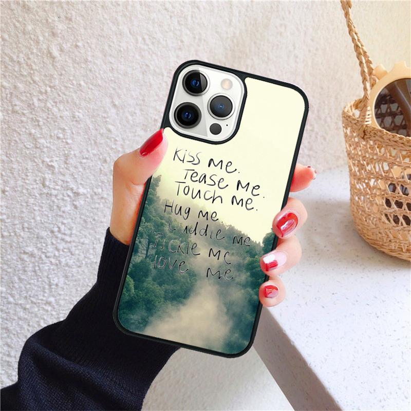 fog foggy mountains soft Phone Case Cover For iPhone 17 Air 16 15 14 12 13 Pro Max Plus coque Shell Fundas