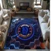 Chelsea FC bedruckter Flanell-Teppich rutschfest weicher Polyester-Bodenbelag Indoor Dekorationsmatte für Schlafzimmer Wohnzimmer Sofa Spielzimmer Heimdekoration