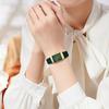 Square Watch Women Waterproof Silicone Strap Analog Display Simple Fashion Quartz Casual Business Fashion Accessory - Birthday Anniversary Christmas