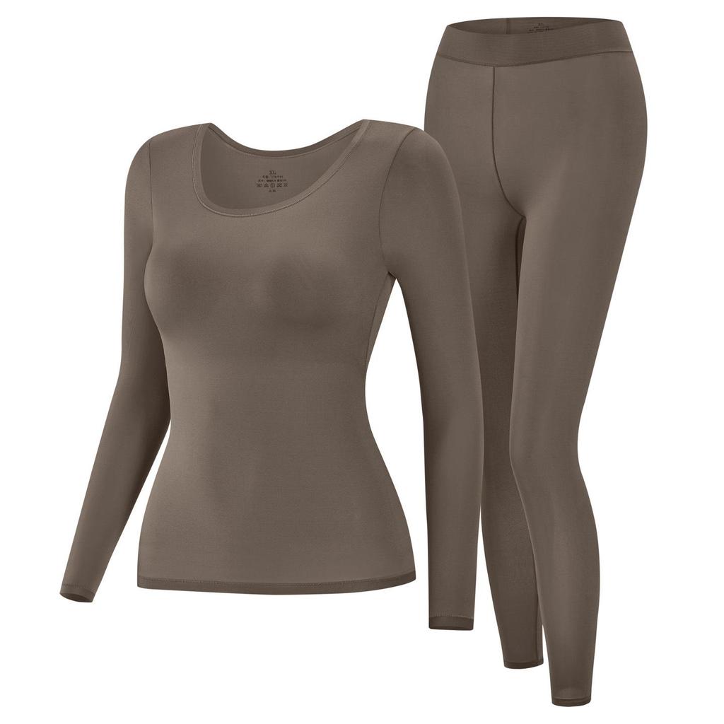 Canottiera Migliora-Pelle con Acido Ialuronico 5.0 con Coppe Fisse, Strato Base Resistente al Freddo ad Alta Elasticità per Comodo Indosso Autunnale/Invernale per Donna.
