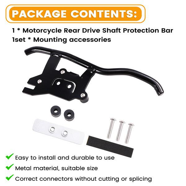 BMW R1300GS ADV Rear Drive Shaft and Axle Crash Protection Bars