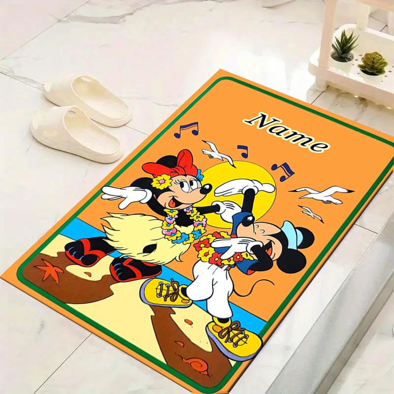 Custom 1Pc Mickey Pluto'S Flea Fight Rug Office Carpet Indoor Outdoor Entrance Doormat Nonslip Soft And Comfortable Living Room D916142