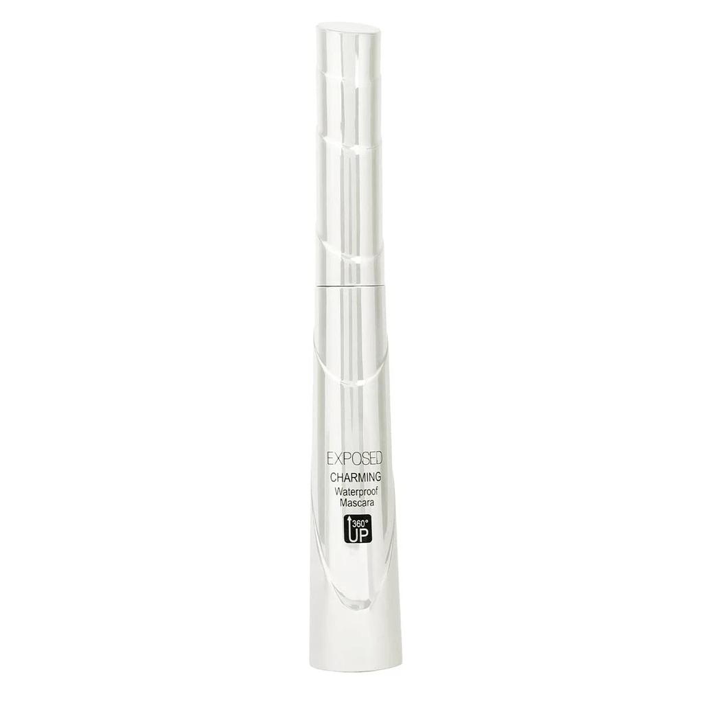 Máscara de Pestañas Voluminizadora Impermeable Encantadora Incolor, Color Negro, 9ml