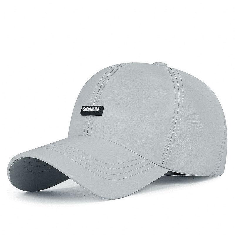 

Летняя быстросохнущая бейсболка мужская легкая дышащая солнцезащитная шляпа светло-серый