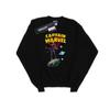 Marvel Womens/Ladies Captain Marvel Space Pose Sweatshirt