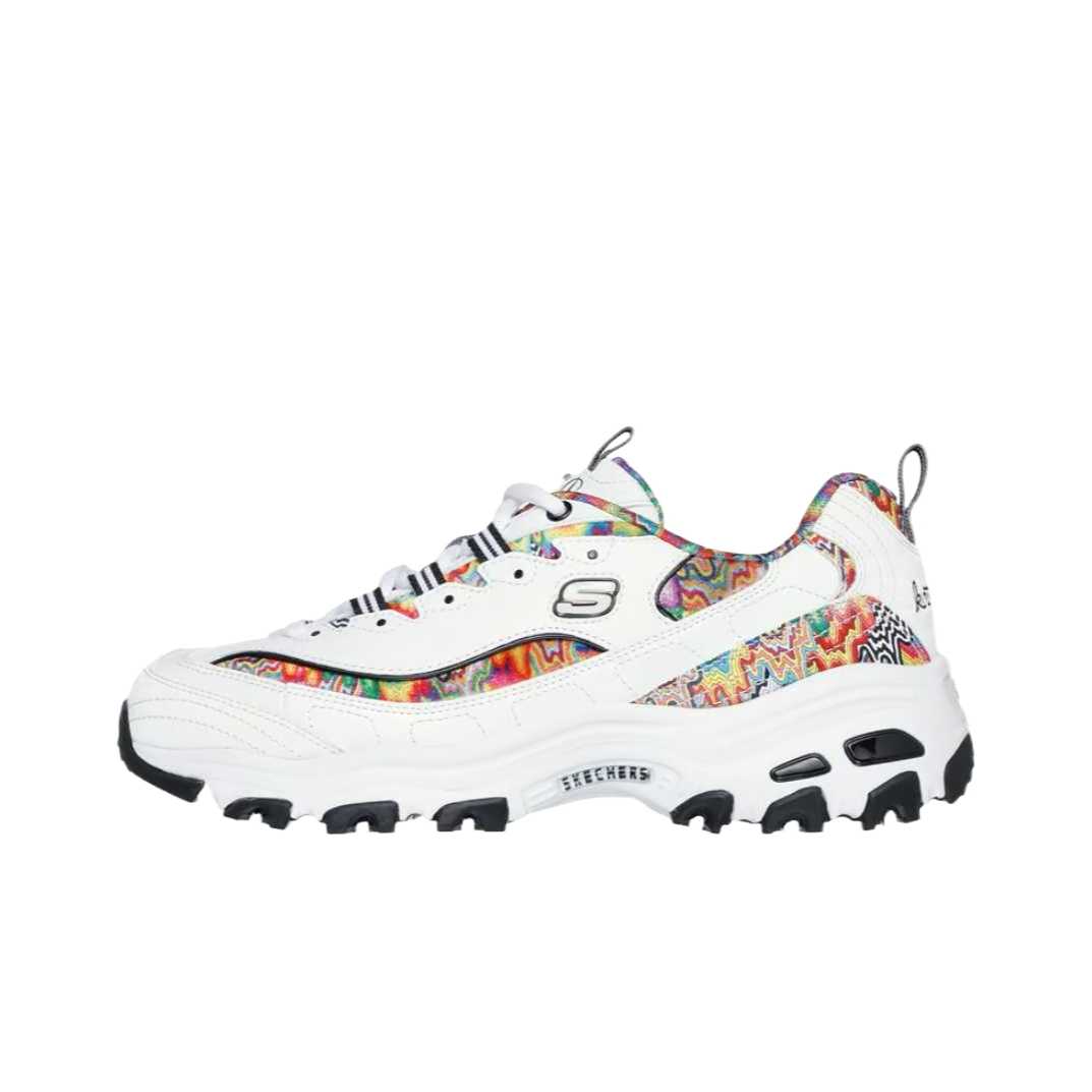 Skechers Jen Stark X Street Синтетическая кожа Свежий Дрип Модные Удобные Низкие Папины Кроссовки Женские Кроссовки Белый 150548-WMLT 36