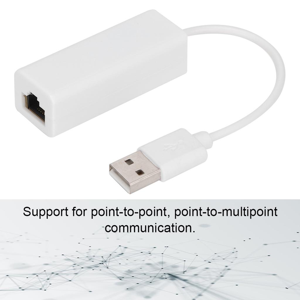 Industrial Grade USB to /422 Port Converter RJ45 interface USB to 485 Adapter (White)