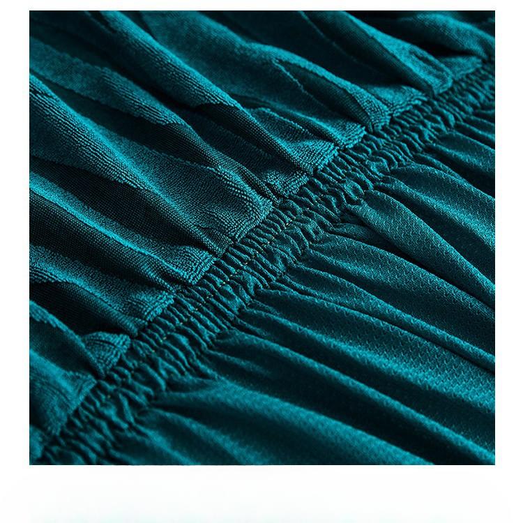Thickened Cationic Skirt Sofa Cover Single Double Three-Seat Elastic All-Inclusive Dust-Proof Sofa Towel Four Seasons