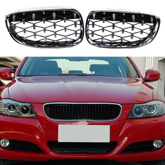 

2 шт. Износостойкая гальваническая передняя центральная решетка с защитой от царапин, замена 51137157277