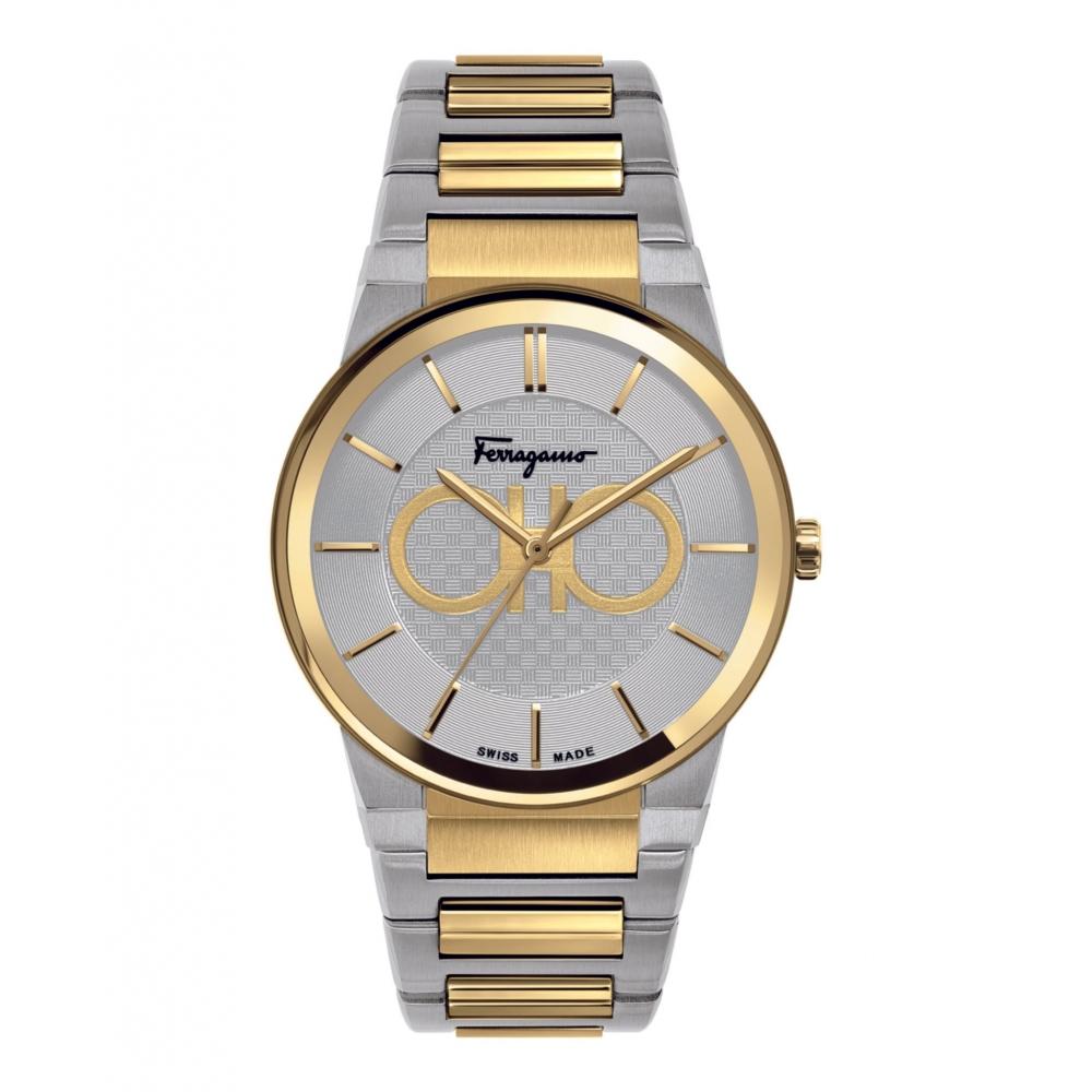 

Salvatore Ferragamo Ferragamo Sapphire Bracelet Watch Two Tone Two Tone Silver