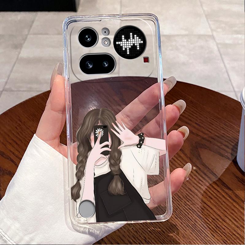 Für Nothing Phone 4a Pro Hülle Klar Luxus Niedlich Liebes Hase Lustig TPU Weiches Silikon Rückseite Für Nothing Phone4A Pro Gehäuse