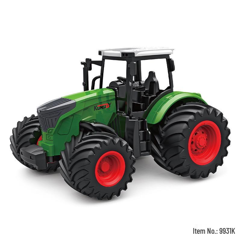 Children's Remote Control Harvester Tractor Toy - Educational Inertial Model for Kids 3+