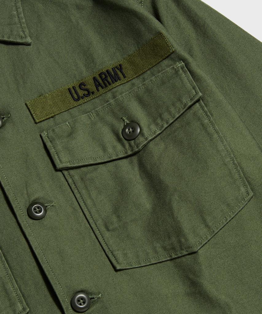 Bronson Vietnam War Us Army Og-107 Fatigue Utility Shirt