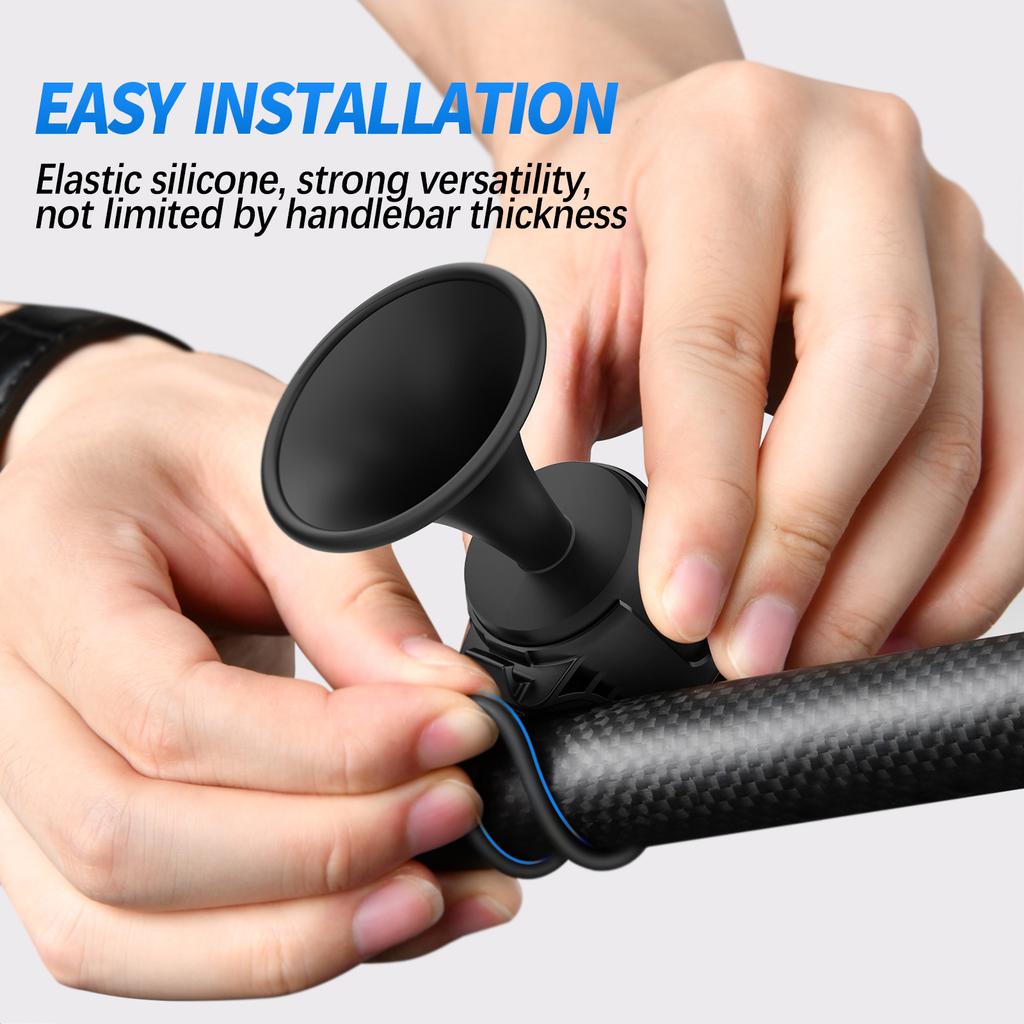 Scooter Bicycle Electronic Bell 120 DB E-bike Siren Trumpet Alarm Cycling Audio Warning Alert Safety Riding Bike Part