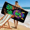 Cute Cartoon Monsters 2D Flat Print Beach Towel, Large Soft Quick Dry Towel for Beach Camping SwimmingZSTJ0915242