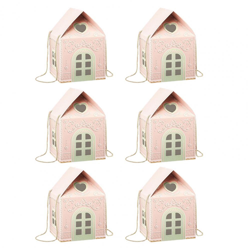Christmas Wonderland Cottage Gift Box Reusable Holiday House-Themed Packaging Decorative Keepsake Box Winter Home Decoration