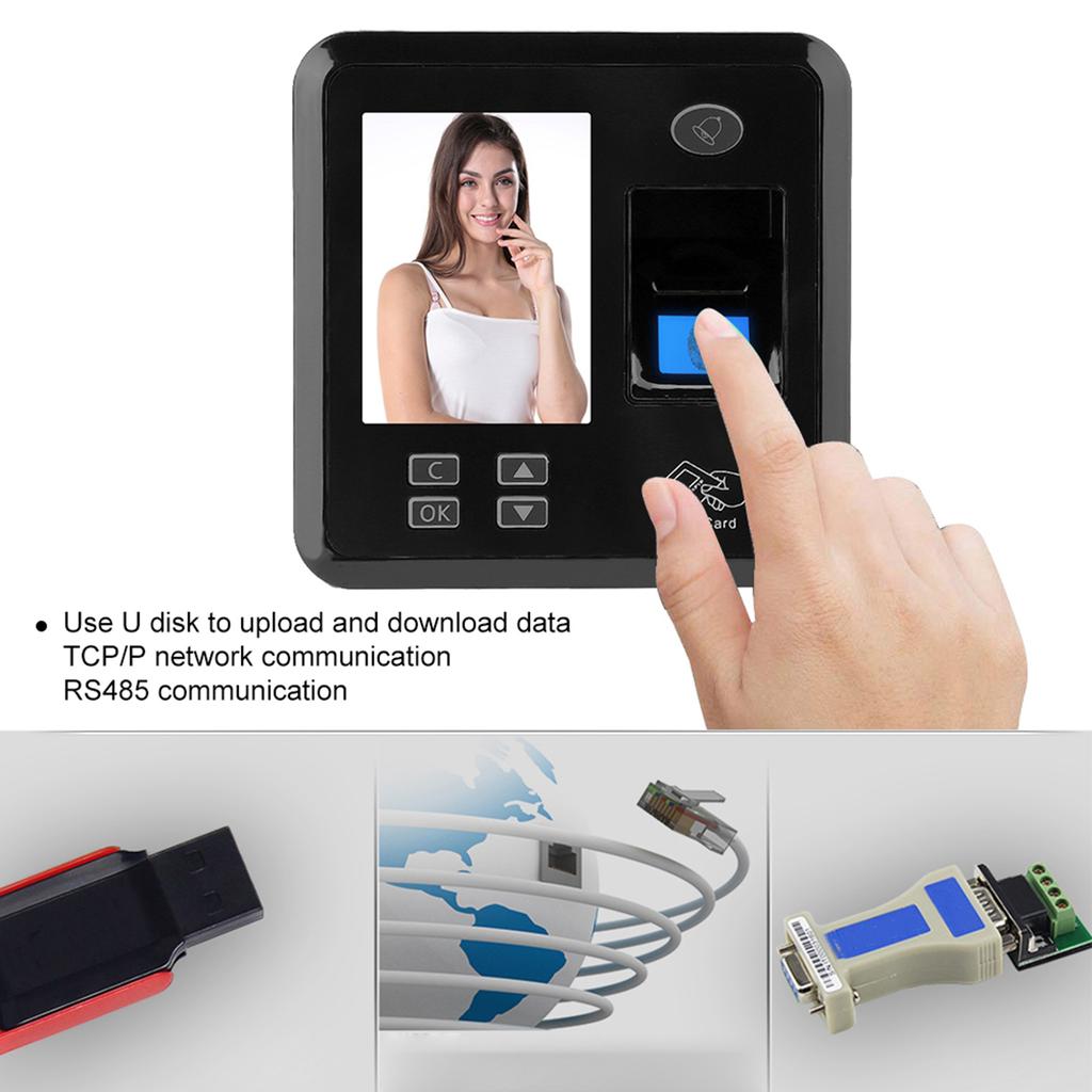 Biometric Fingerprint & ID Card Door Access Control Time Attendance With IP/TCP Interface