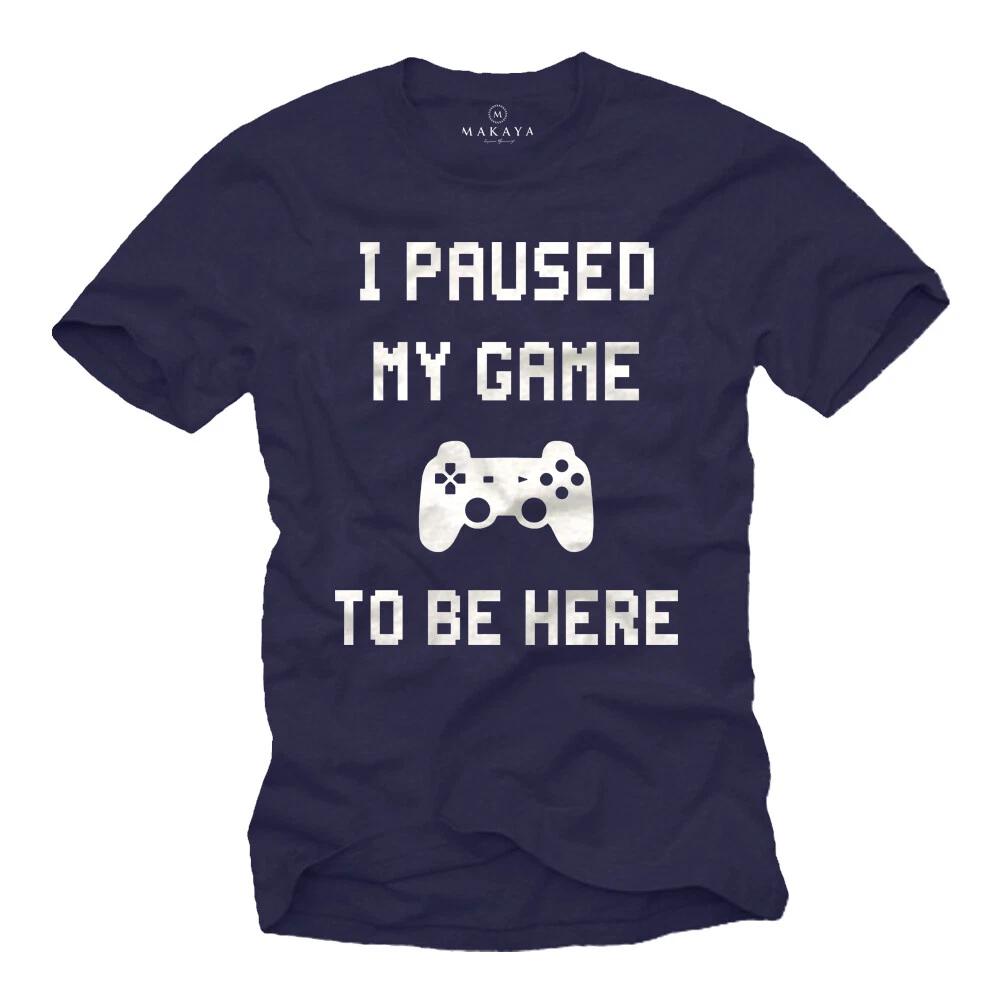 Gamer T Shirt Funny Nerd Gift PS4 Nintendo xbox Kids Boys Men Mens- XL