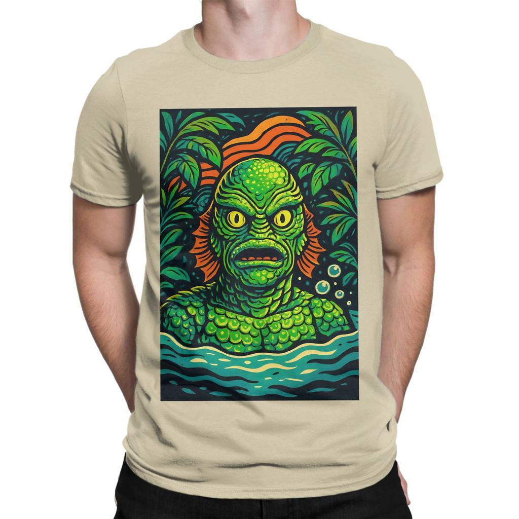 cCREATURE FROM THE BLACK LAGOON 1954 Novelty Graphic 100 Cotton TShirt cCreature from the Black Lagoon Tees Tops For Unisex