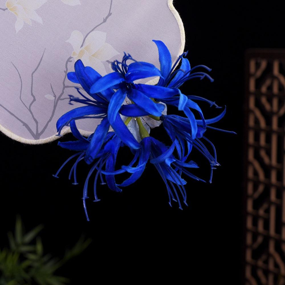 Lycorisradiata Fleur Artificielle Épingles à Cheveux Tissu Hanfu Bâtonnet à Cheveux Mignon Fleur Pince à Cheveux Hanfu
