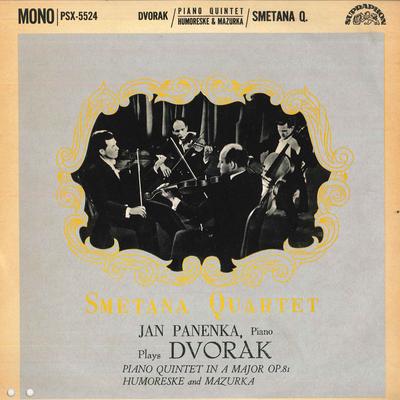 LP Schallplatte SMETANA QUARTETT ETC. - Dvorak:KlavierQUINTETT/Humoreske/Mazu PSX5524 SUPRAPHON Japan Klassisch Gebraucht
