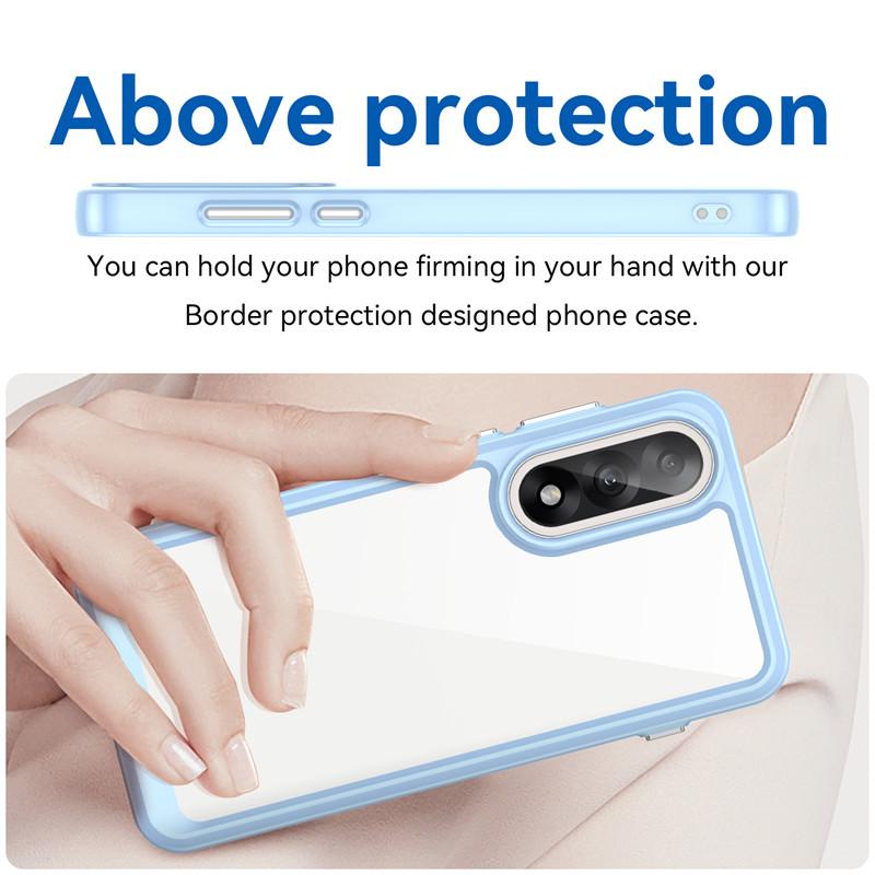 Für Oneplus Nord 5 Hülle Oneplus Nord 5 Cover TPU Rand Acryl Rückwand Bumper Schutz Handyhülle Oneplus Ace 5 Ultra Funda