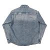 Heavyweight Retro Japanese Long Sleeve Denim Shirt with Double Pockets