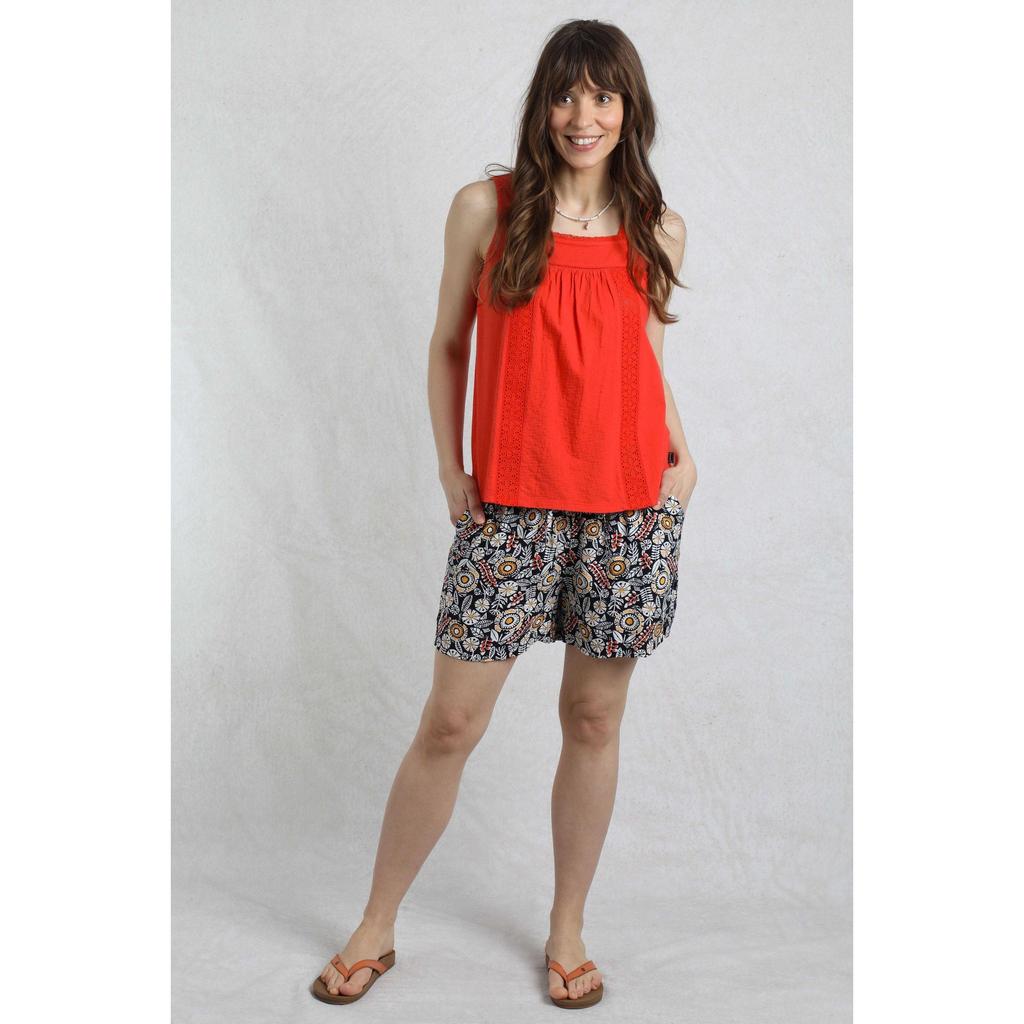 Weird Fish Womens/Ladies Chelle Organic Cotton Square Neck Vest Top